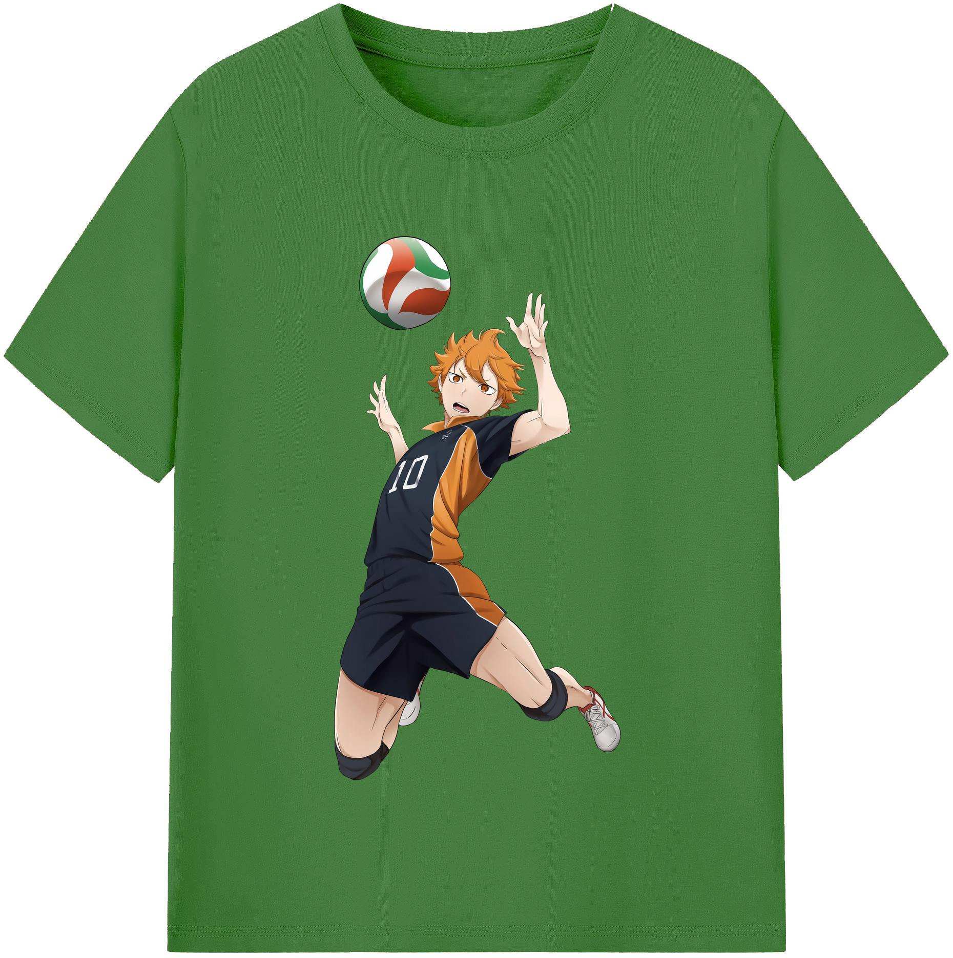 （画像用） ハイキュー!! Haikyu!! レディースカジュアルプリントTシャツ（綿100％）